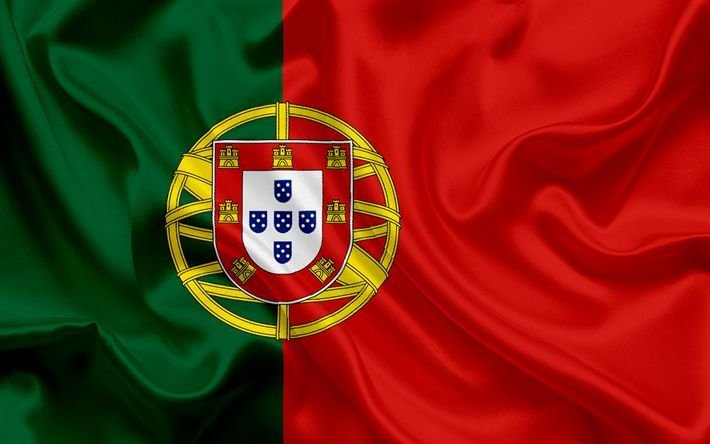 Download wallpapers Portuguese flag Europe Portugal silk flag of Portugal _ Portuguese flag Portugal flag Flag